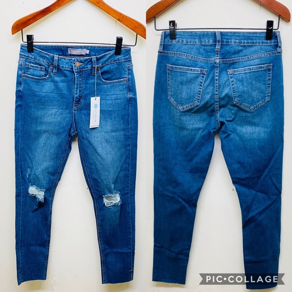 Just Black Denim - ‼️CLOSING JUST BLACK USA DISTRESSED SKINNY JEANS